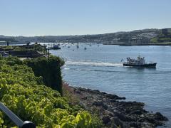 Heading down towards the marina in Plymouth